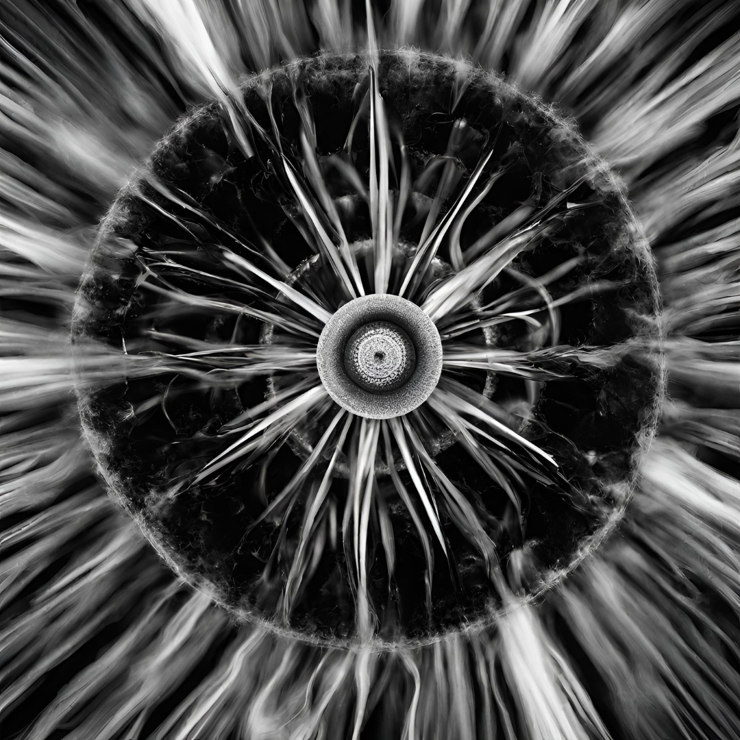 Interplay between chaos and order - AI Art Amanda Diane